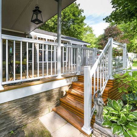 WeatherMaster Room or Deck Windows with Traditional Railing